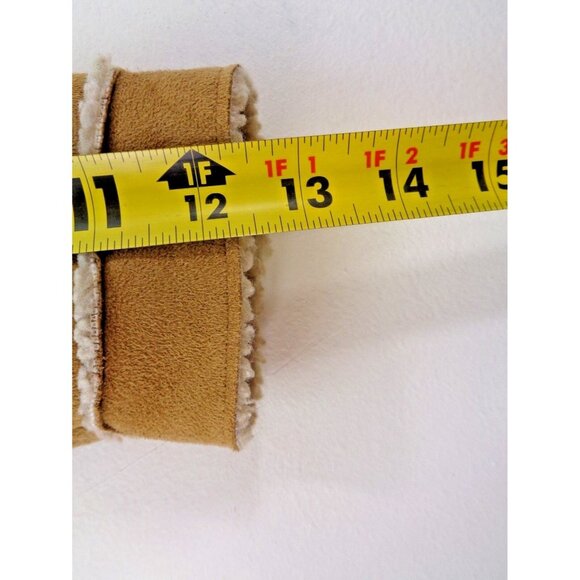 Big Chill Outerwear Tan Faux Leather Shearling Jacket Baby Toddler Size 3T - Picture 10 of 10